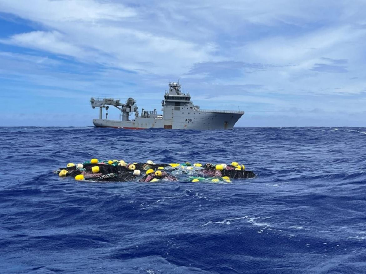  Nueva Zelanda interceptó un cargamento récord de cocaína en aguas del Pacífico. EFE