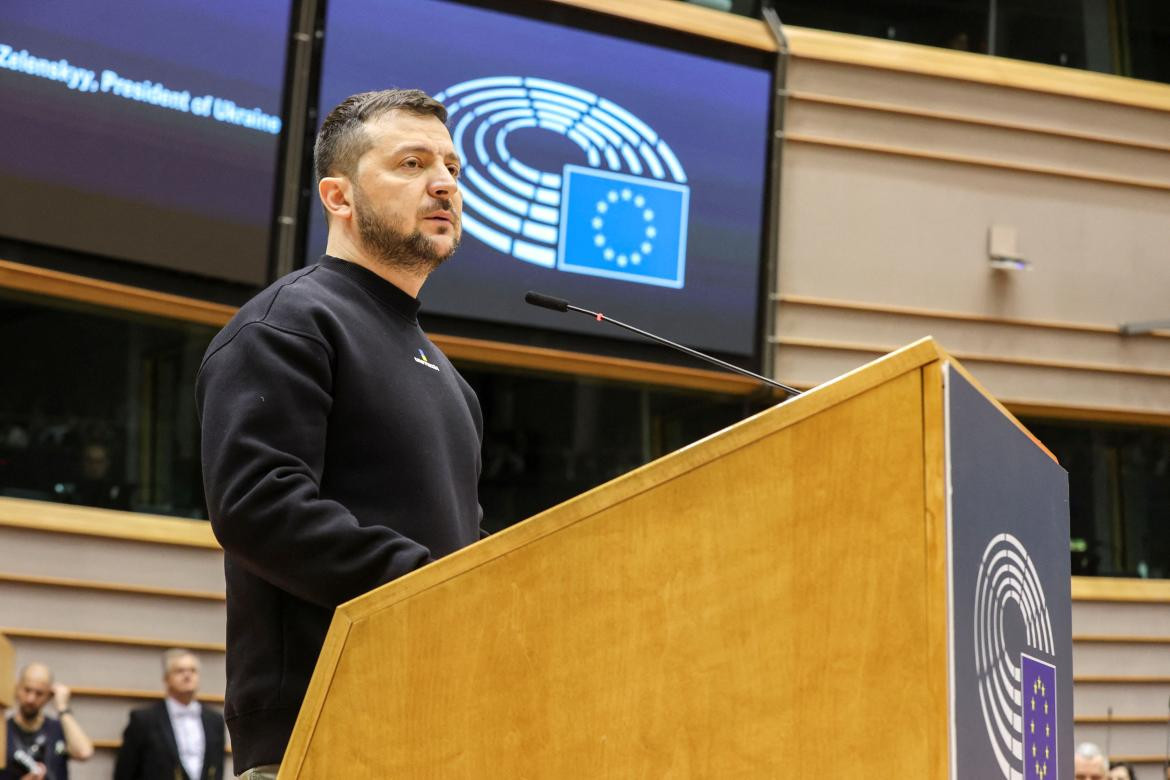 Zelenski ante el Parlamento Europeo_Reuters