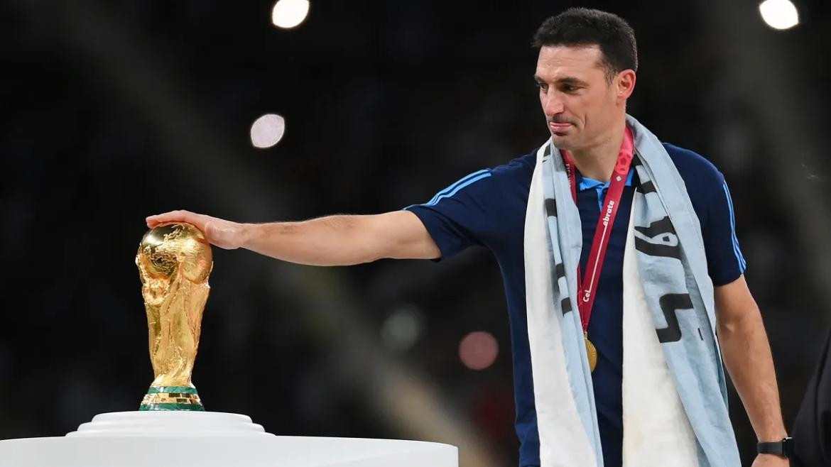 Lionel Scaloni, Mundial Qatar 2022. Foto: REUTERS