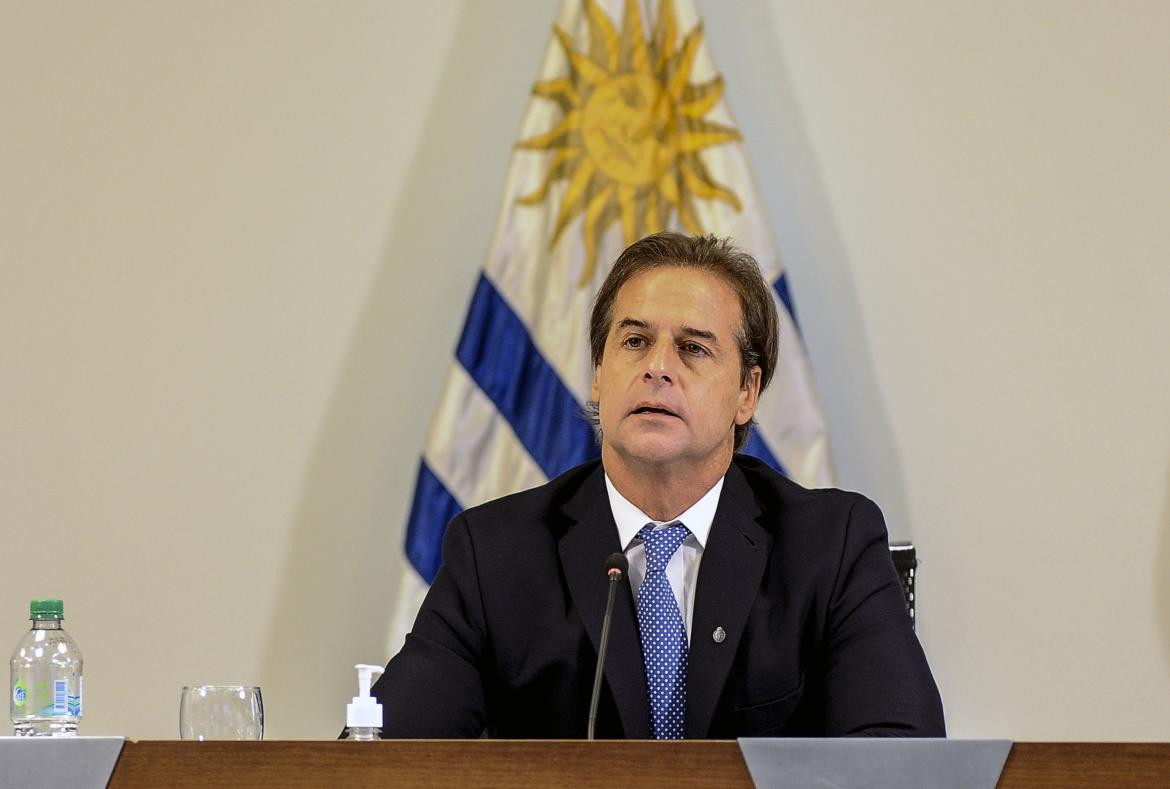 Luis Lacalle Pou, presidente de Uruguay. Foto: NA