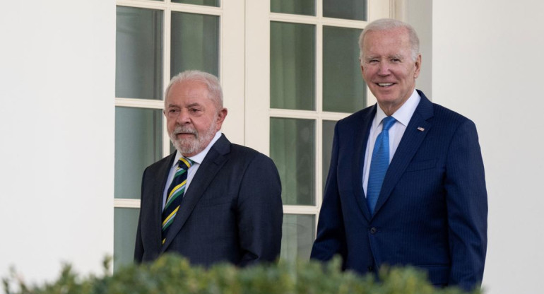 Lula da Silva y Joe Biden. Foto: Reuters.