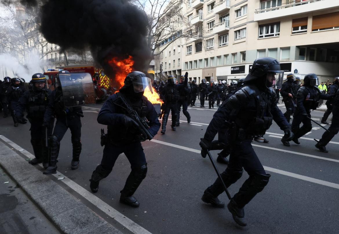 Protestas en Francia contra la reforma jubilatoria_Reuters