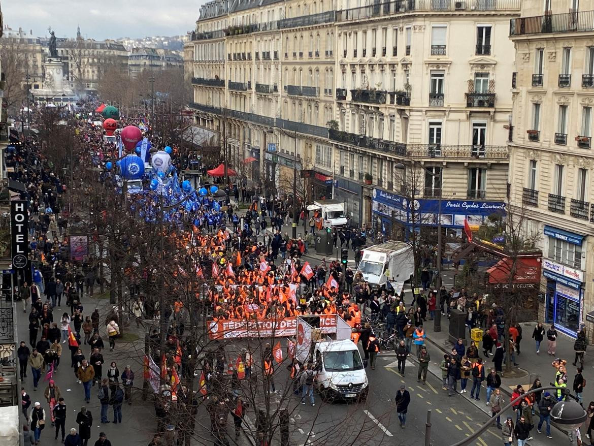 Protestas en Francia contra la reforma jubilatoria_Reuters