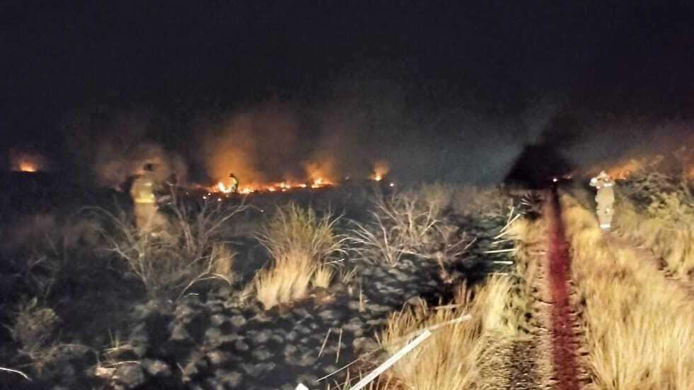 Incendios en Chubut. Foto: Télam