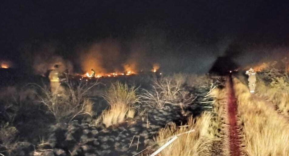 Incendios en Chubut. Foto: Télam