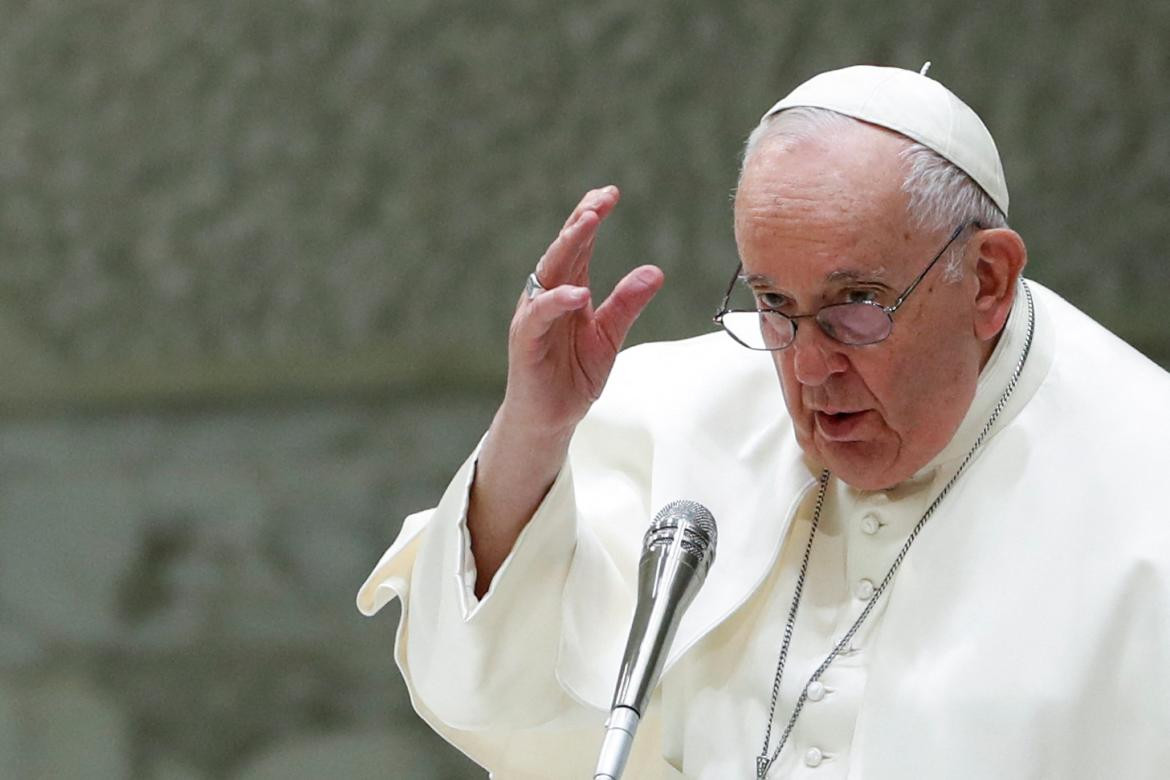 Papa Francisco en el Angelous dominical. Foto Reuters