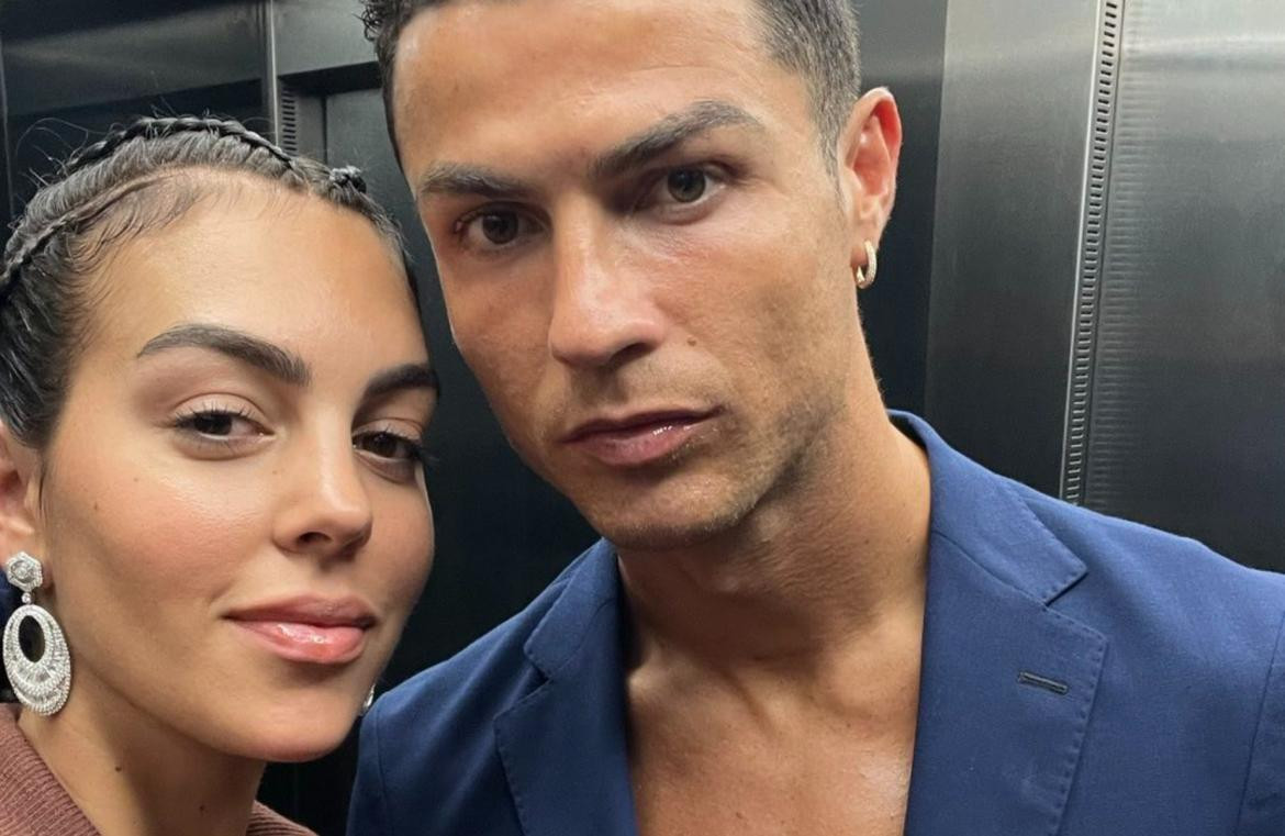 Georgina Rodríguez y Cristiano Ronaldo. Foto: Instagram/cristiano