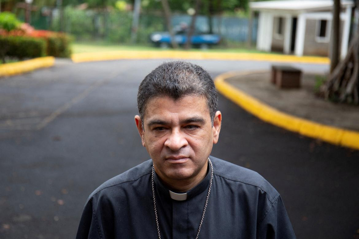 El obispo Rolando Álvarez Foto Reuters