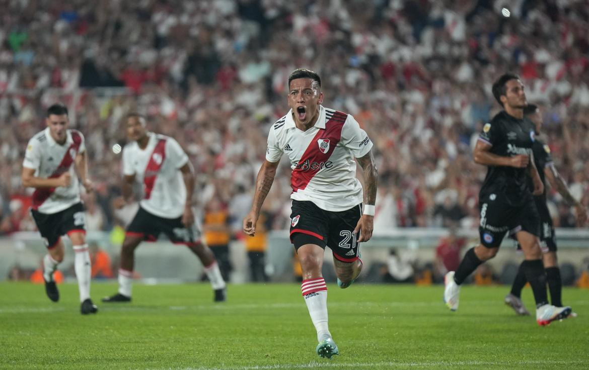 Esequiel Barco; River Plate-Argentinos Juniors. Foto: NA.