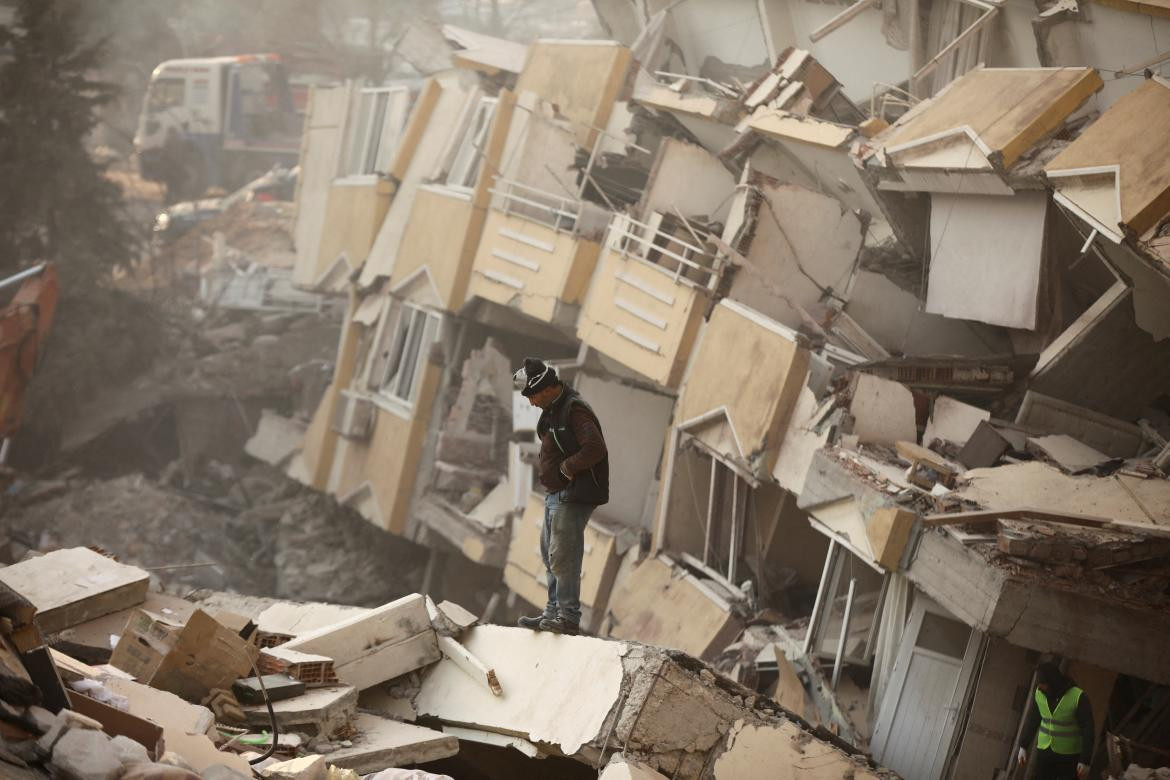 Los edificios destruídos. Foto Reuters