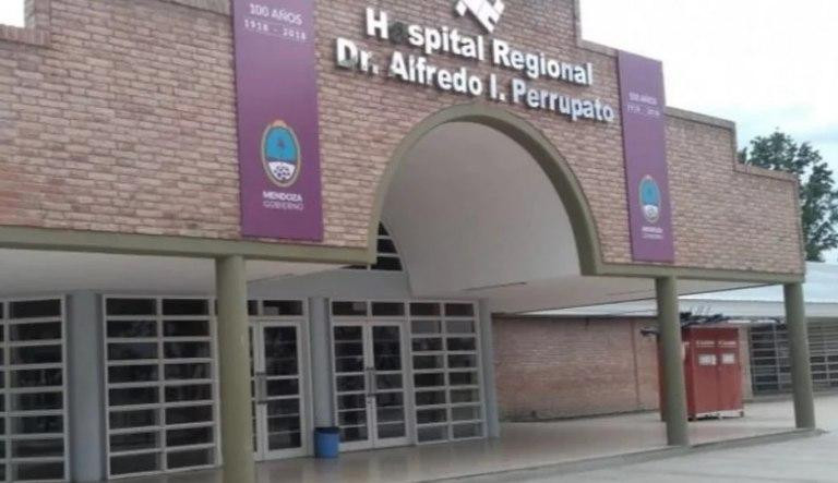 El victimario permanece internado en el Hospital Perrupato. Foto: NA.