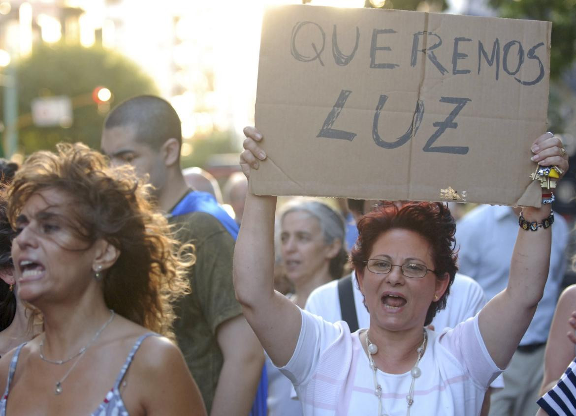 Cortes de luz, Edenor, Edesur, servicio eléctrico, NA