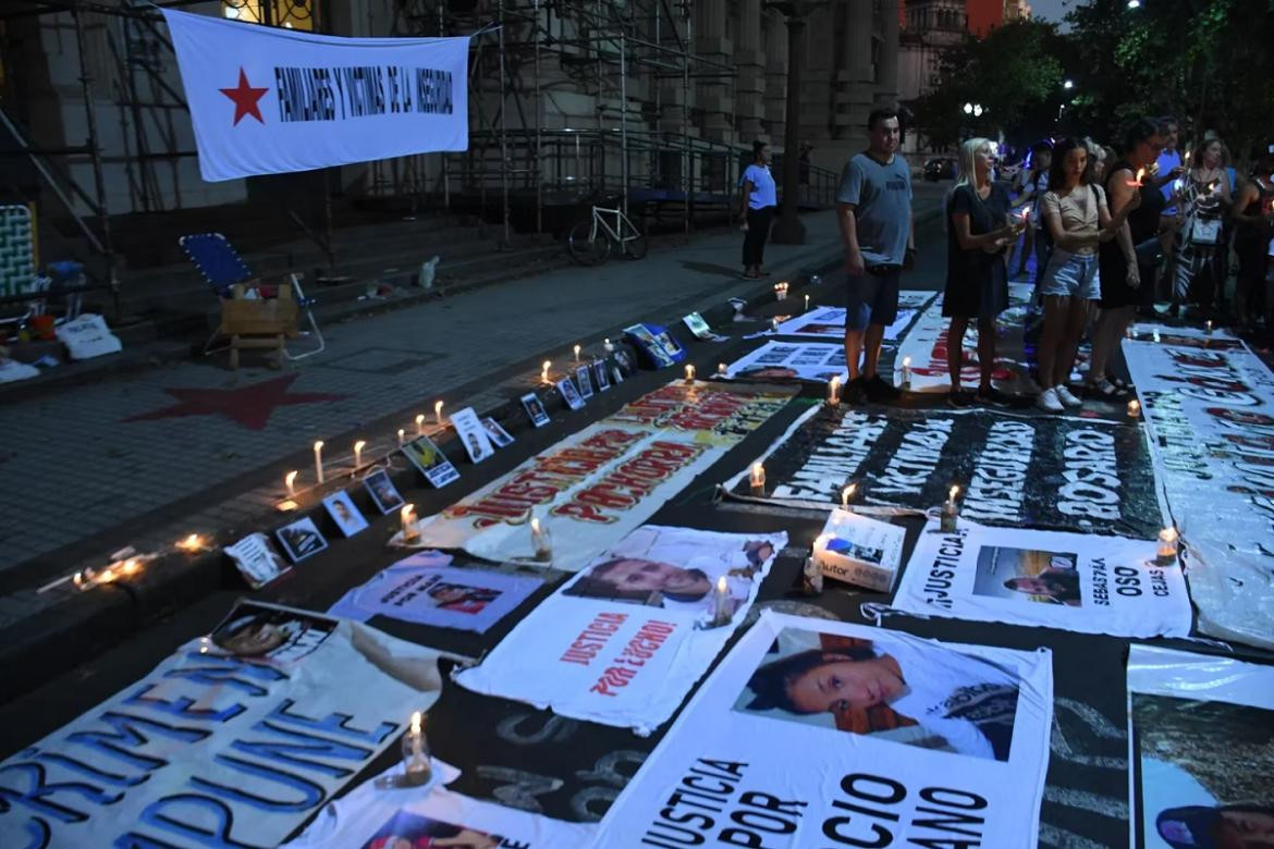 Reclamo justicia Rosario. Foto: Télam