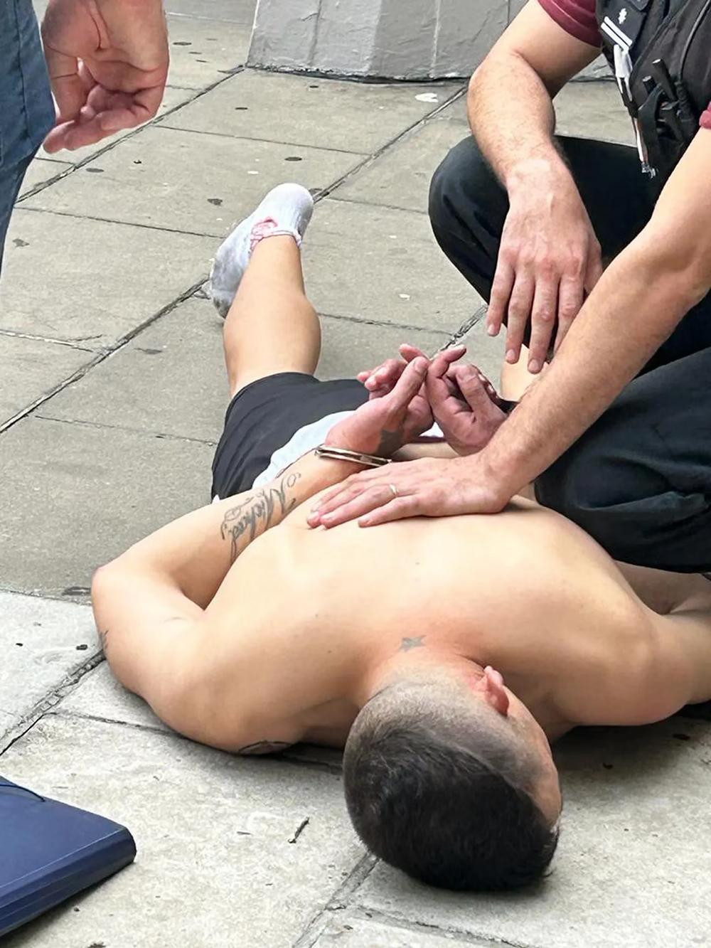 Delincuente detenido. Foto: Policía de la Ciudad.