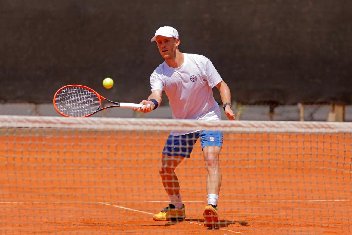 Diego Schwartzman en el Argentina Open. ATP de Buenos Aires. Foto: Twitter @ArgentinaOpen.