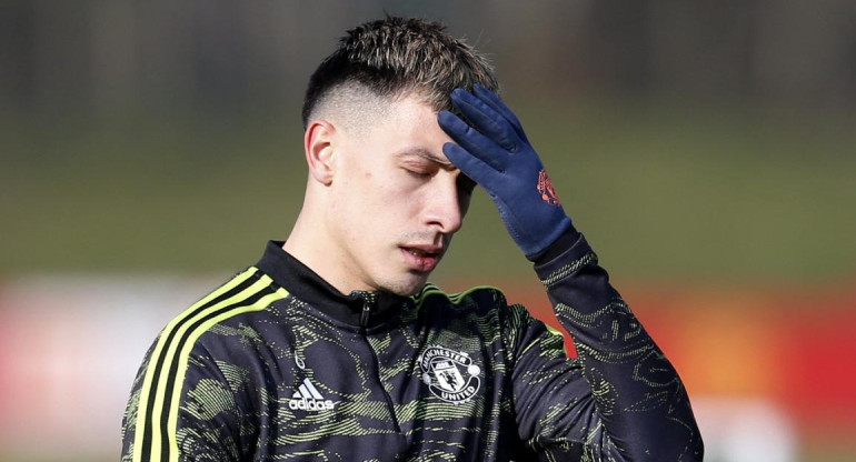 Lisandro Martínez; Manchester United. Foto: Reuters.