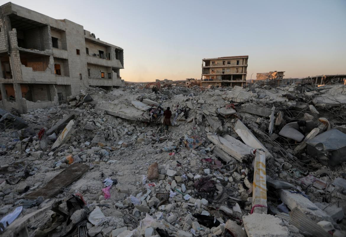 Terremoto en Turquía y Siria. Foto: Reuters.
