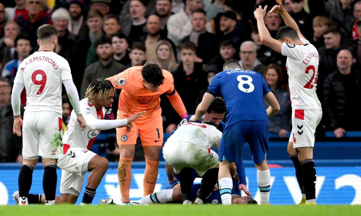 César Azpilicueta; Chelsea-Southampton. Foto: EFE.