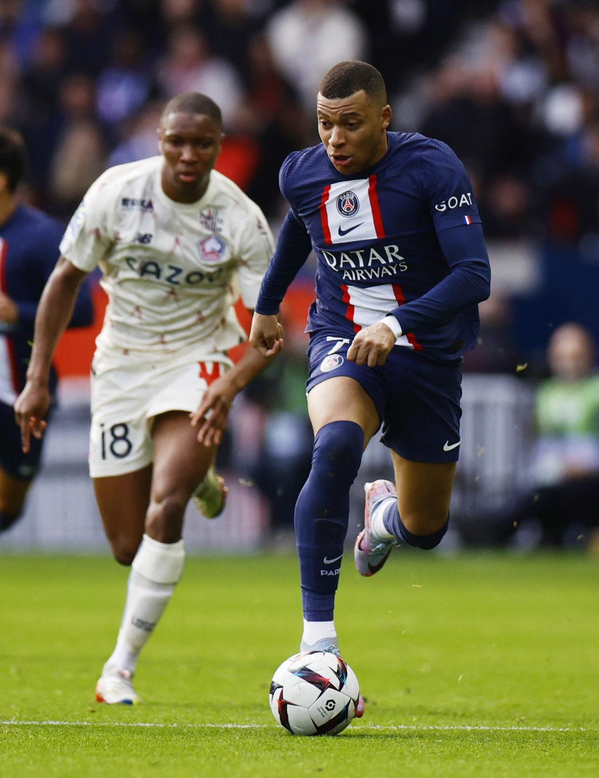 Paris St Germain vs Lille. Foto: Reuters.