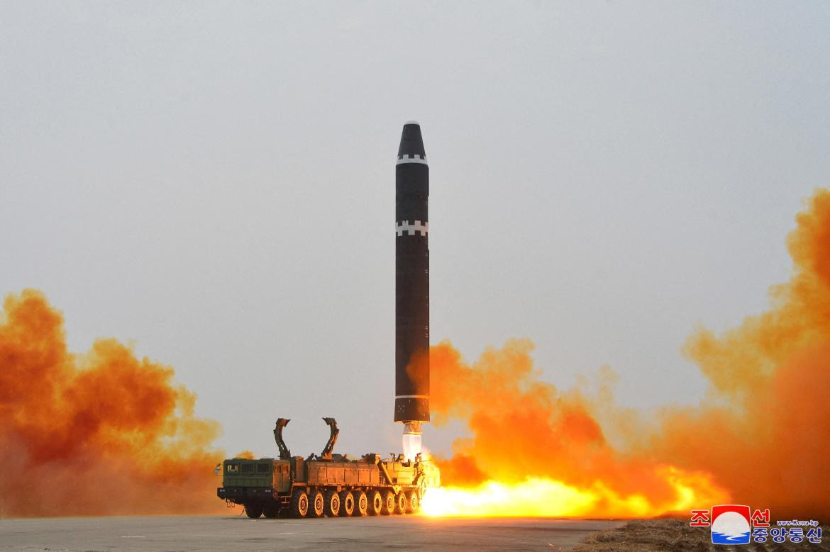 Misil de Corea del Norte. Foto: Reuters.