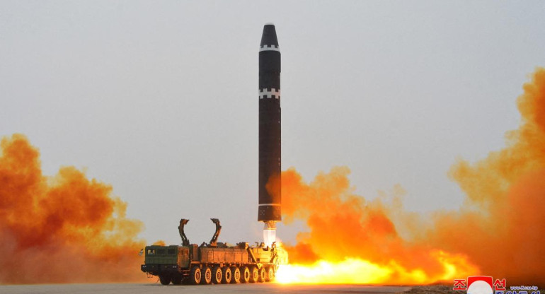 Misil de Corea del Norte. Foto: Reuters.