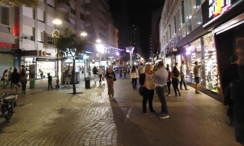 Peatonal San Martín de Mar del Plata. Foto: NA.