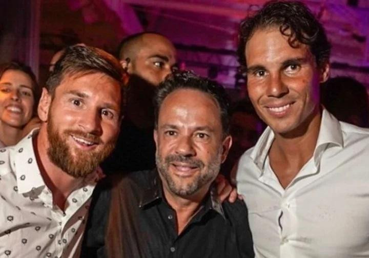 Lionel Messi y Rafael Nadal. 