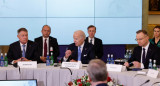 Biden en el encuentro de los 9. Foto Reuters.