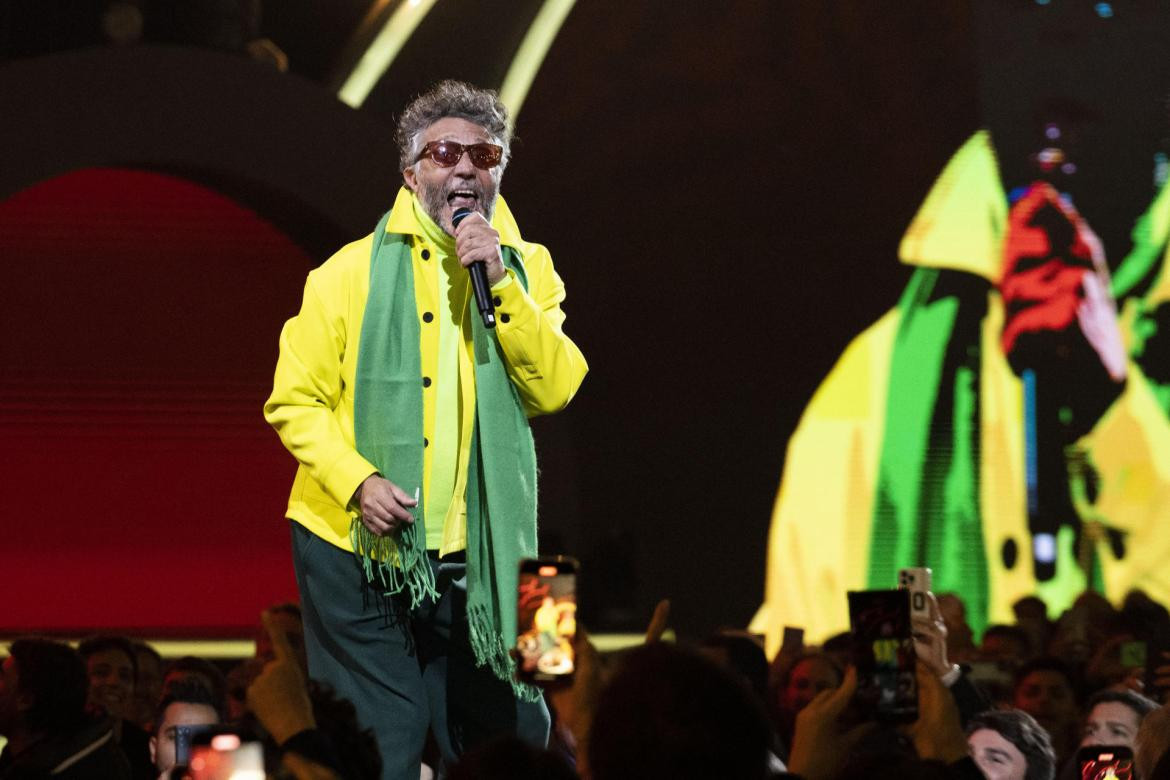 Fito Páez en Viña del Mar. Foto: EFE.