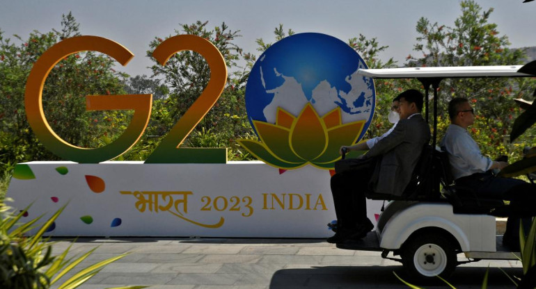G20 2023 en la India. Foto: REUTERS.