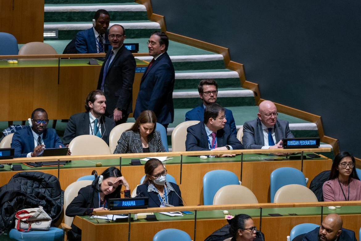 La resolución que pide retirada de Rusia cosecha 141 votos en Asamblea de ONU