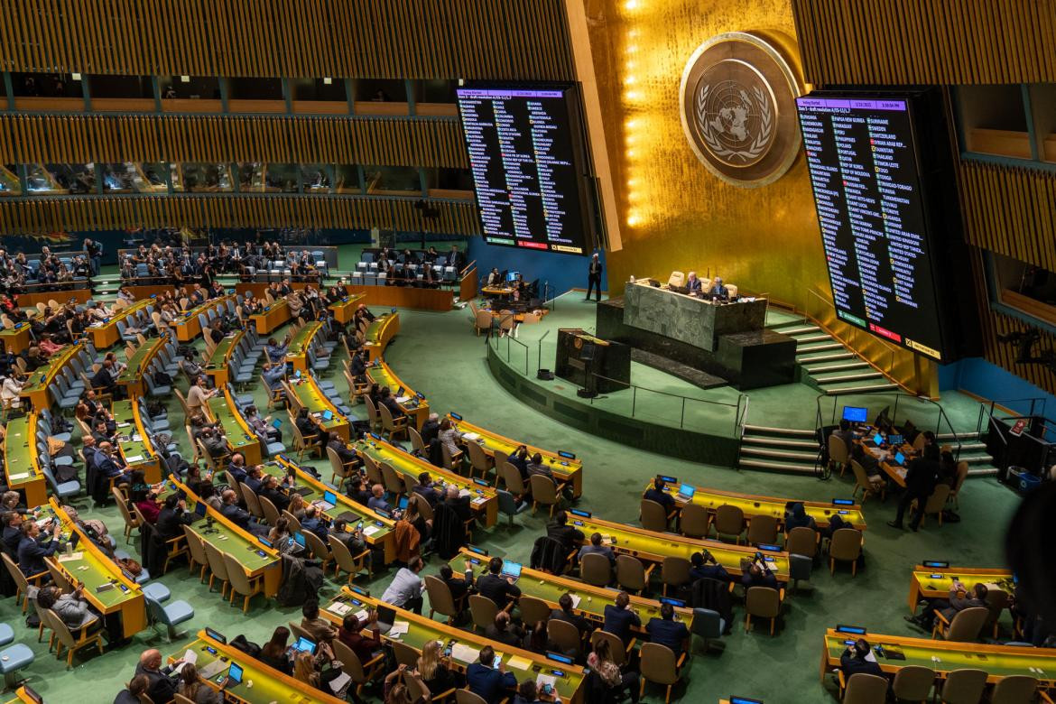 La resolución que pide retirada de Rusia cosecha 141 votos en Asamblea de ONU