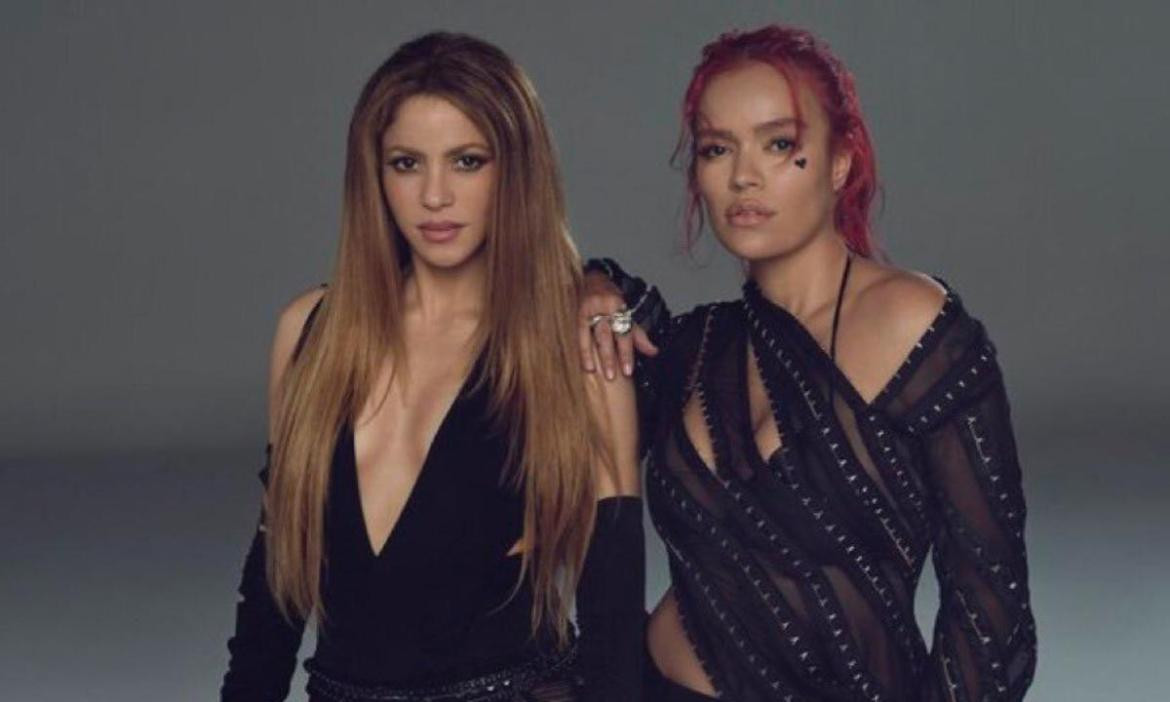 Shakira y Karol G.