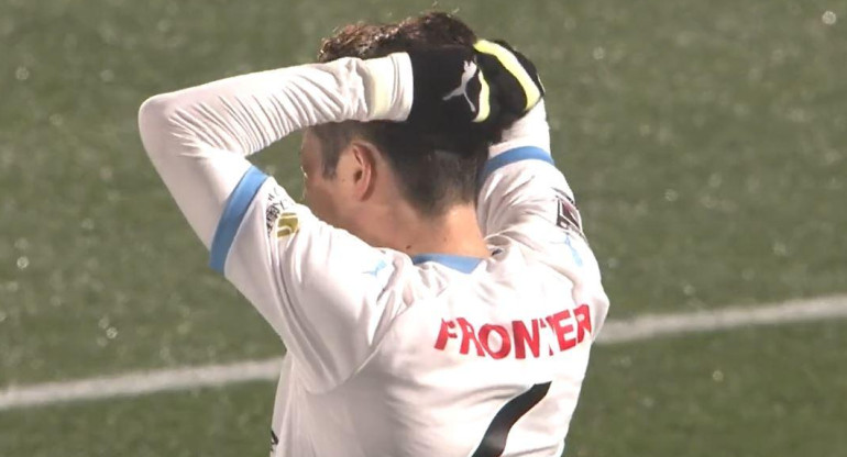 Insólito gol en contra en la liga de Japón. Foto: captura de pantalla.