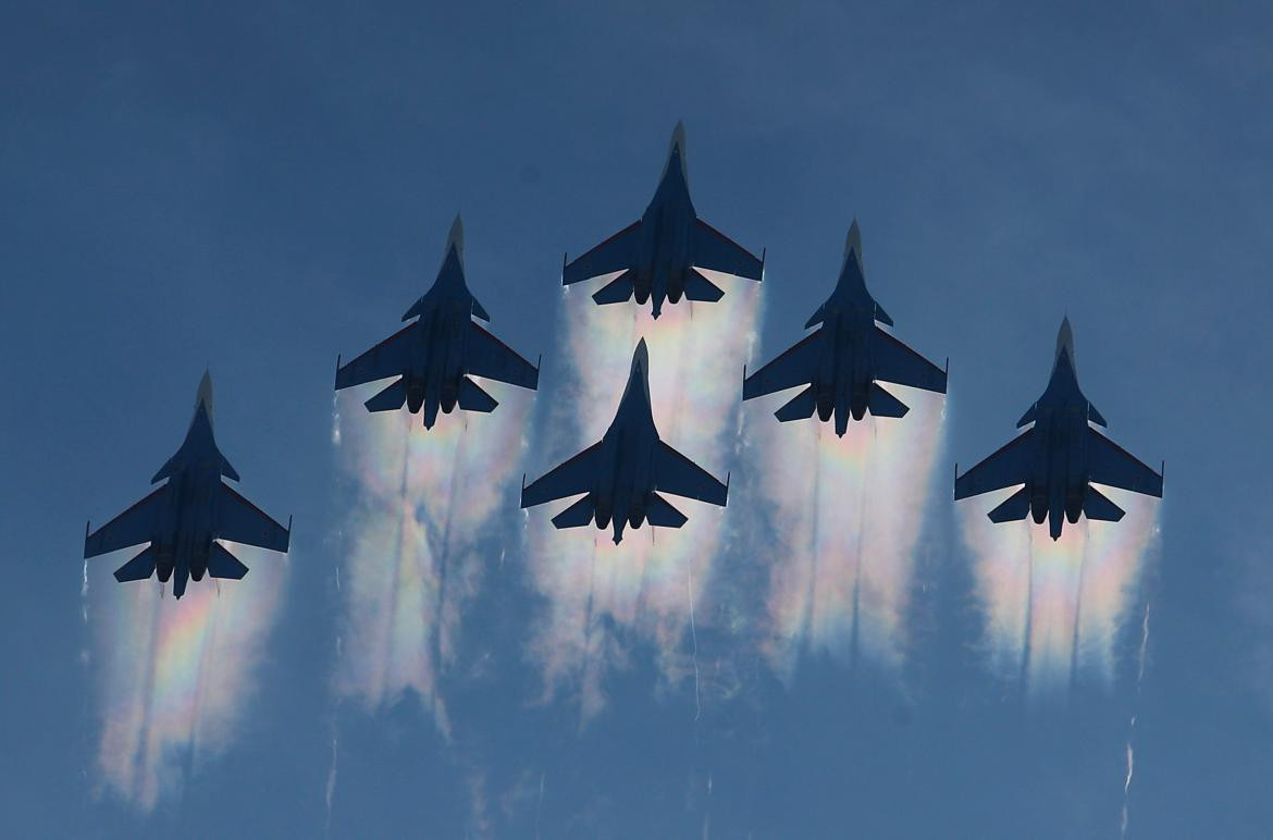 Aviones de combate. Foto: REUTERS