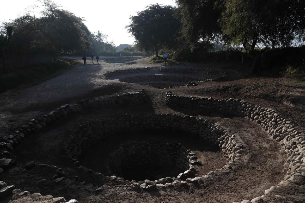 Acueducto de Cantalloc, Perú. Foto: EFE.