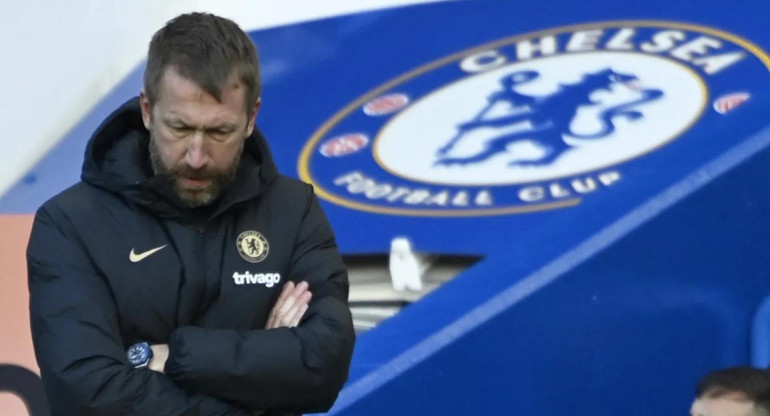Graham Potter, técnico de Chelsea. Foto: REUTERS