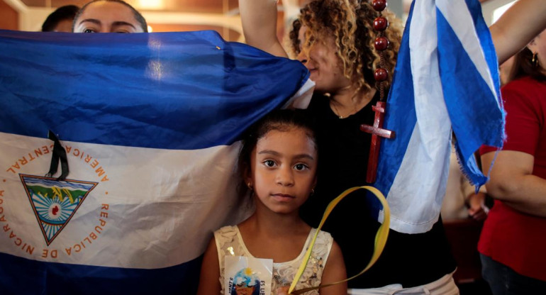 Vía Crucis en Nicaragua. Foto: REUTERS