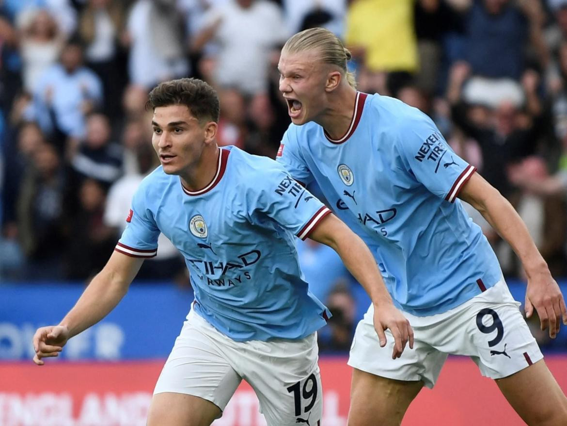 Julián Álvarez, Manchester City. Foto: REUTERS.