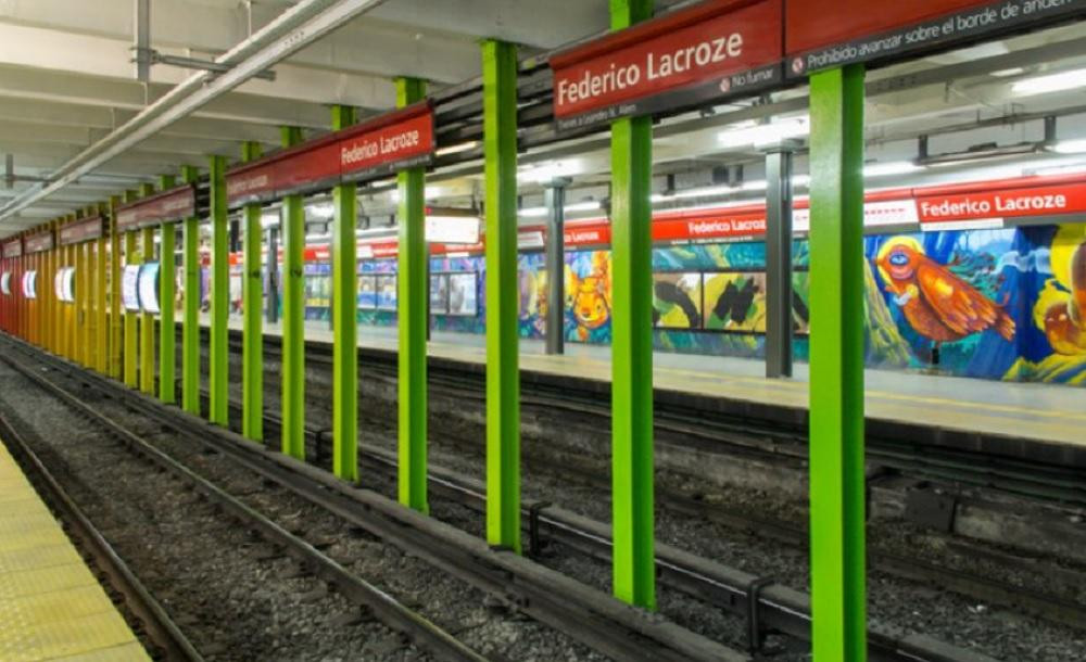 Subte Línea B, Estación Federico Lacroze, NA