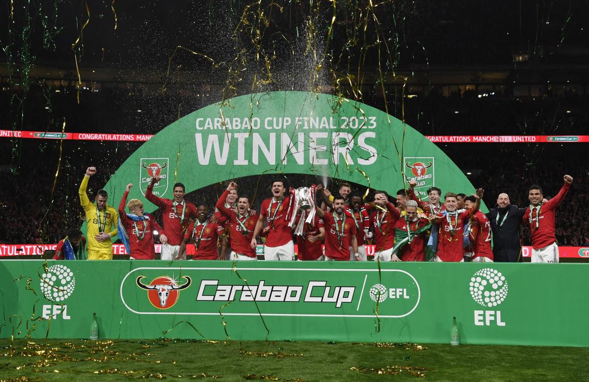 Campeón Carabao Cup; Manchester United-Newcastle United. Foto: Reuters.