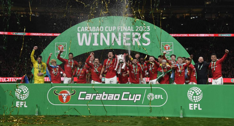 Campeón Carabao Cup; Manchester United-Newcastle United. Foto: Reuters.