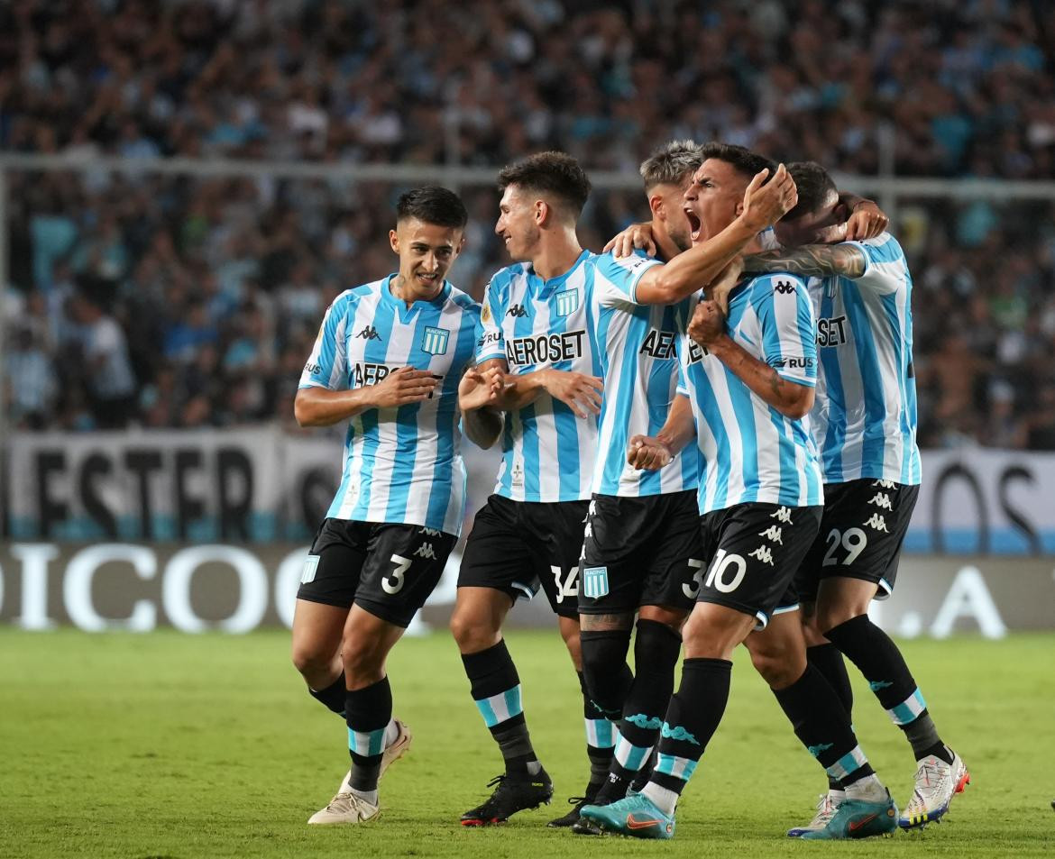 Racing-Lanús. Foto: NA.