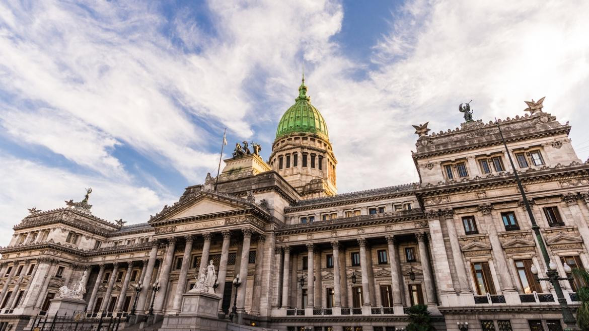 Fachada del Congreso. Foto: Télam