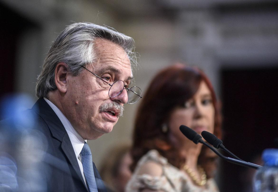 Alberto Fernández, Cristina Kirchner, Asamblea legislativa, NA