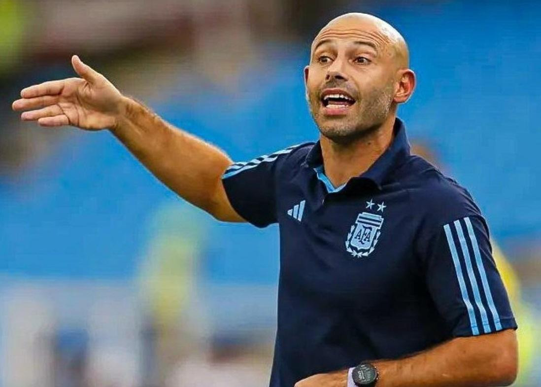 Javier Mascherano en la Selección Sub 20.