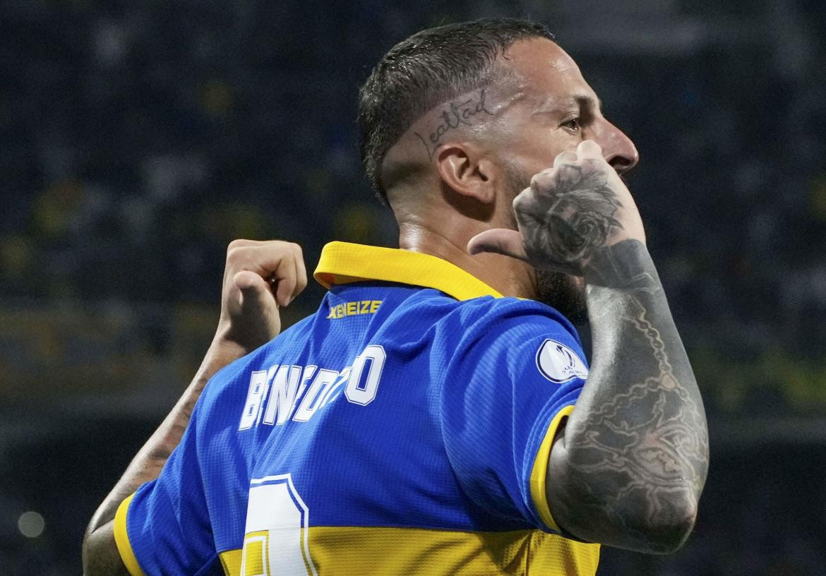 Darío Benedetto, Boca Juniors, festejo, fútbol argentino, NA