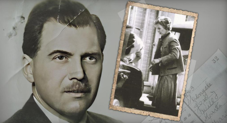 Josef Mengele y Marta María Will. Fotos: AGN/Canal26.com