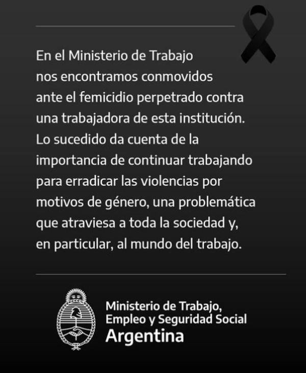 Comunicado del Ministerio de Trabajo. Foto: prensa Ministerio