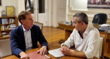 Diego Santilli junto a Pablo Javkin. Foto: @diegosantilli.